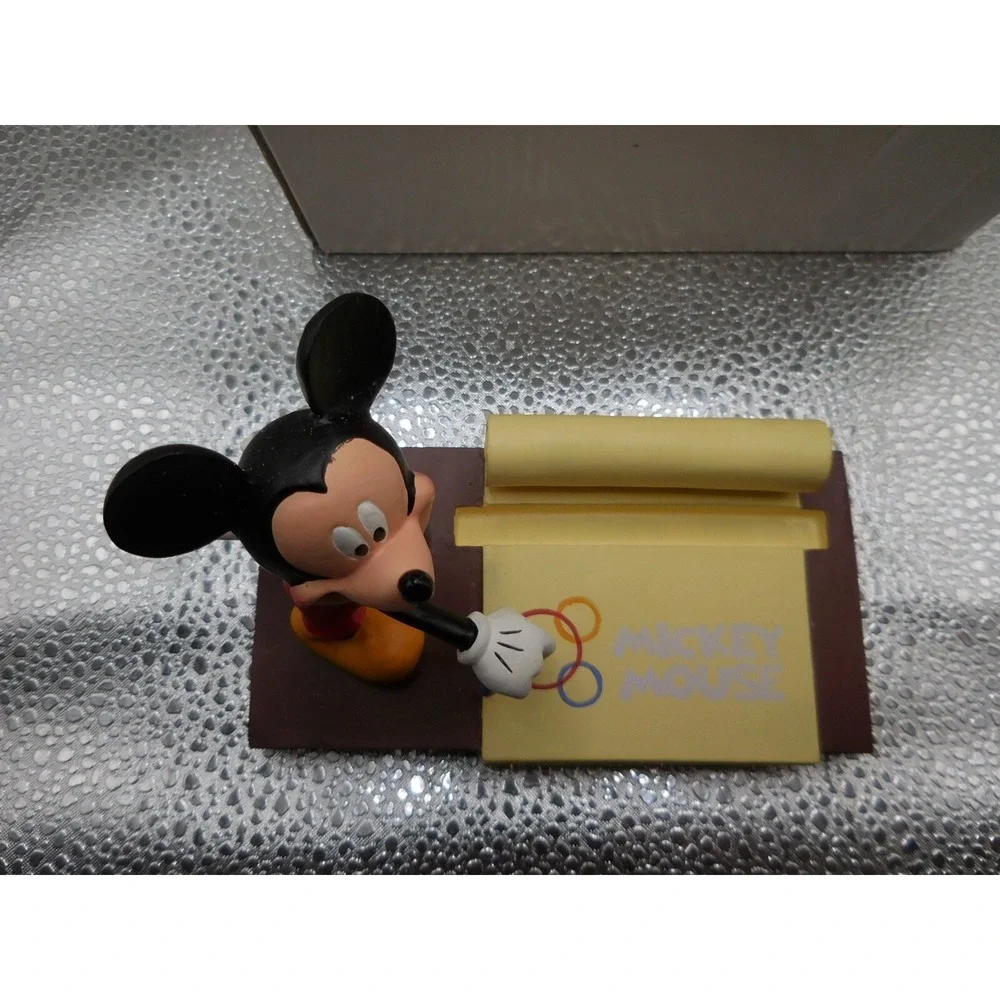 Disney Mickey Mouse Writing Scroll Figure Stand 5 1/2